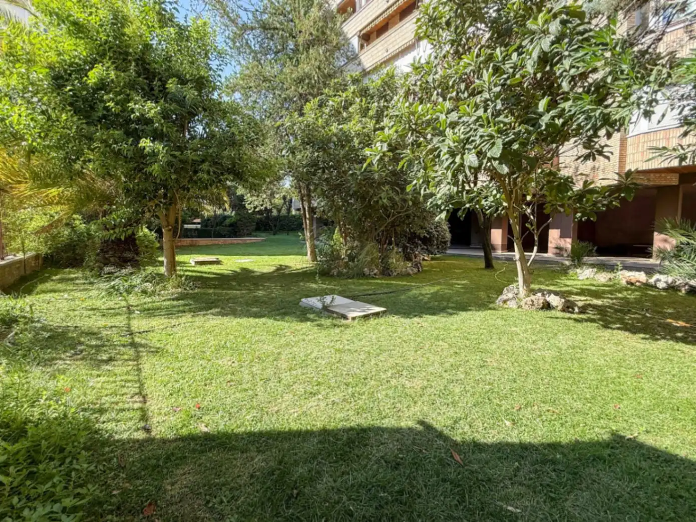 Garden of Flat for rent in Madrid  with Air Conditioner, Heating and Terrace