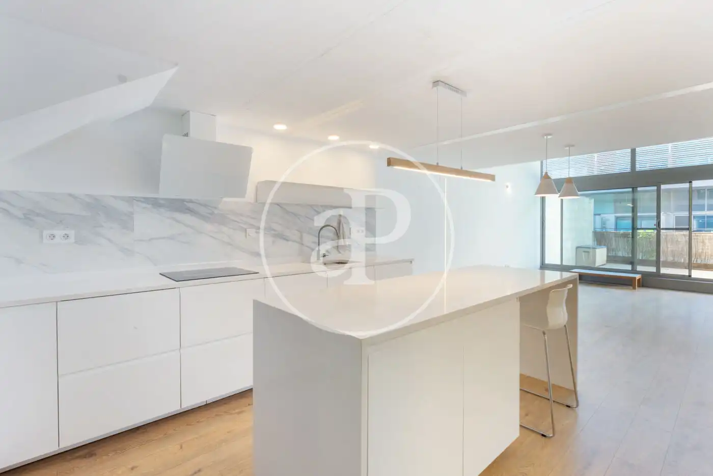 Kitchen of Flat for sale in Valencia  with Air Conditioner, Heating and Terrace