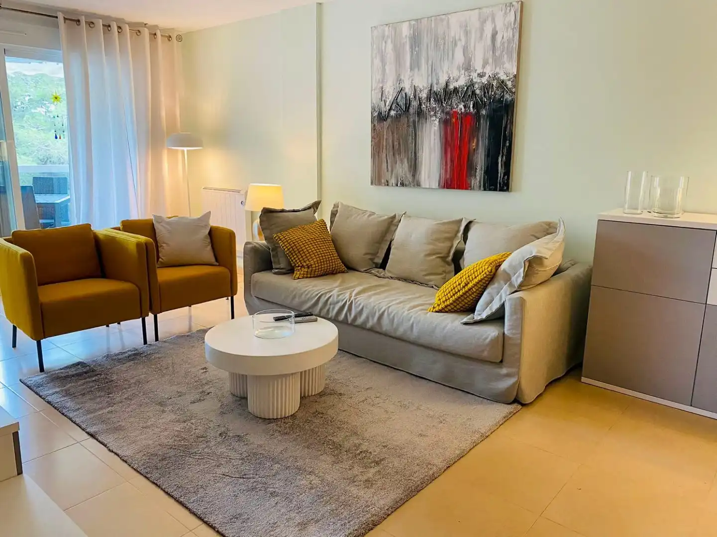 Wohnzimmer von Wohnung zum Verkauf in Manacor mit Klimaanlage, Terrasse und Abstellraum