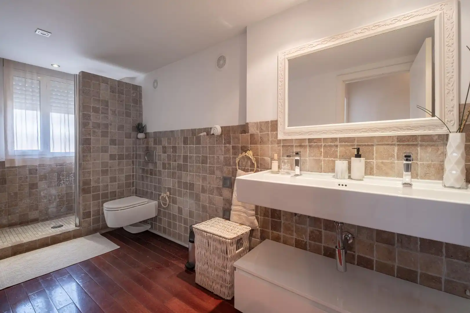 Baño de Casa adosada en venta en Salou con Aire acondicionado, Jardín privado y Parquet