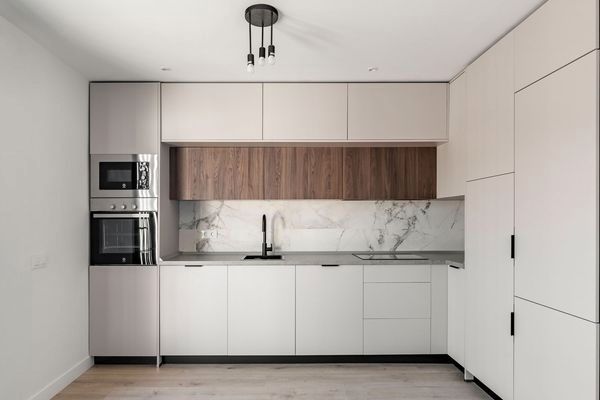 Kitchen of Flat for sale in  Madrid Capital  with Air Conditioner and Heating