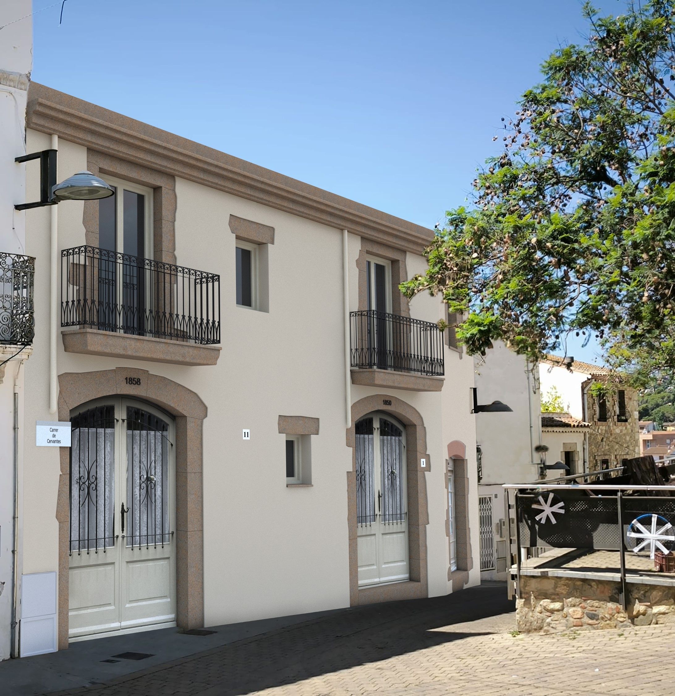 Vista exterior de Casa o xalet en venda en Calonge amb Aire condicionat, Calefacció i Parquet