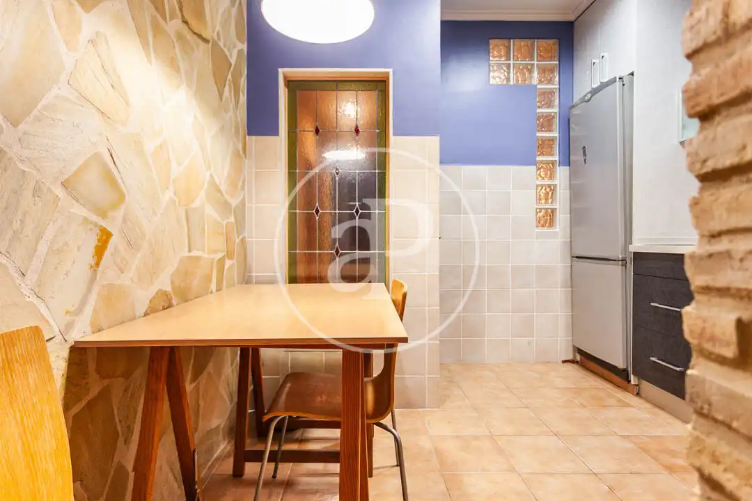 Küche von Wohnung zum Verkauf in Valencia mit Klimaanlage, Heizung und Terrasse