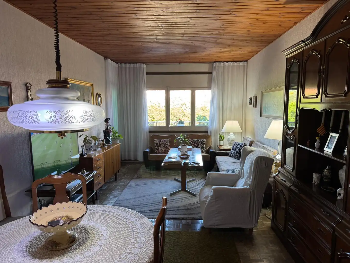 Sala de estar de Piso en venta en Badalona con Amueblado, Horno y Lavadora
