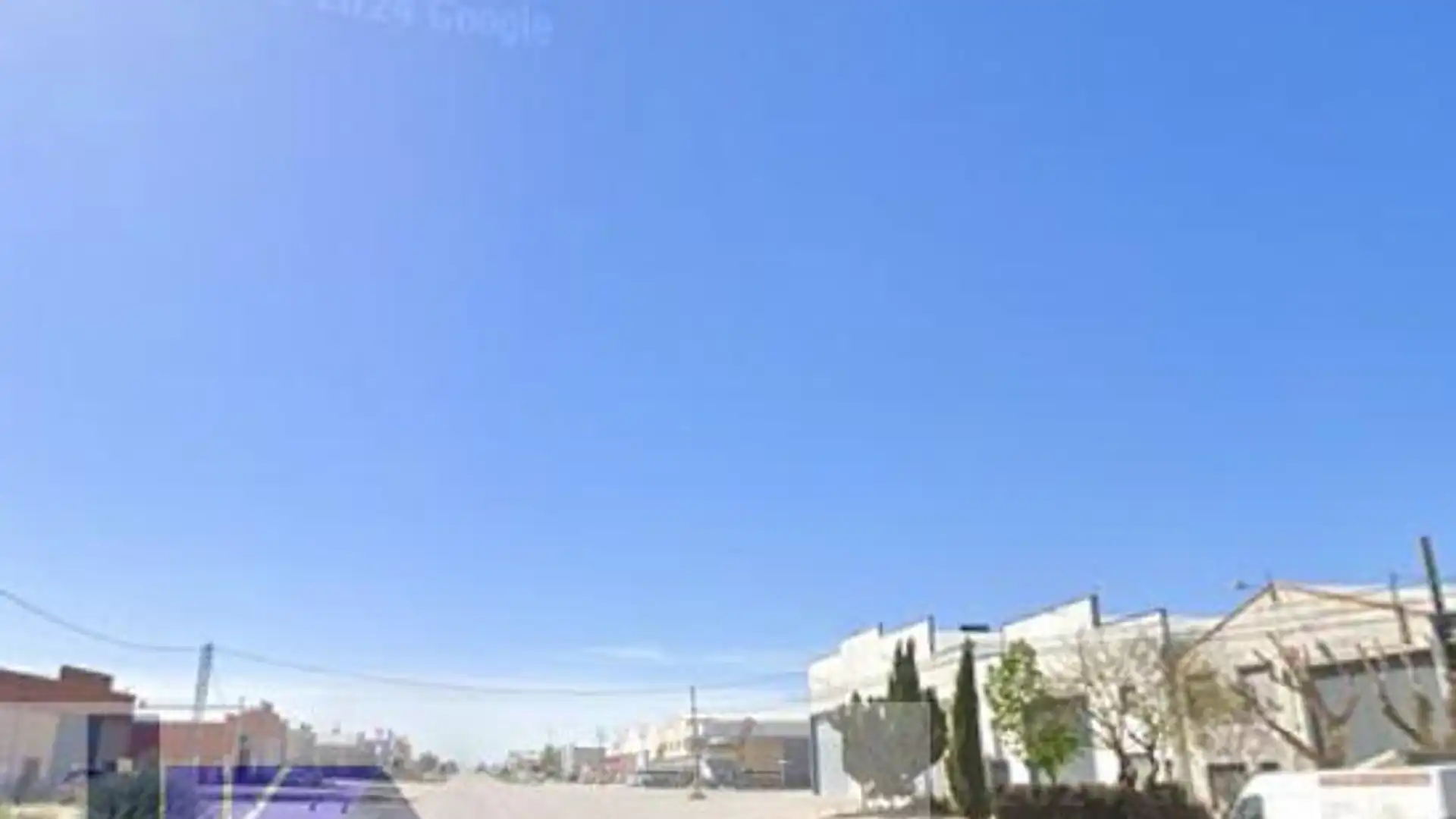 Vista exterior de Nave industrial en venta en Iniesta