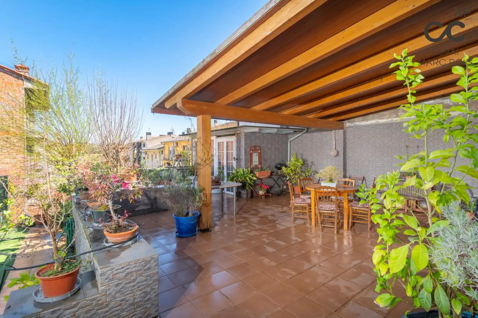 Terraza de Casa o chalet en venta en Olot con Calefacción, Jardín privado y Parquet