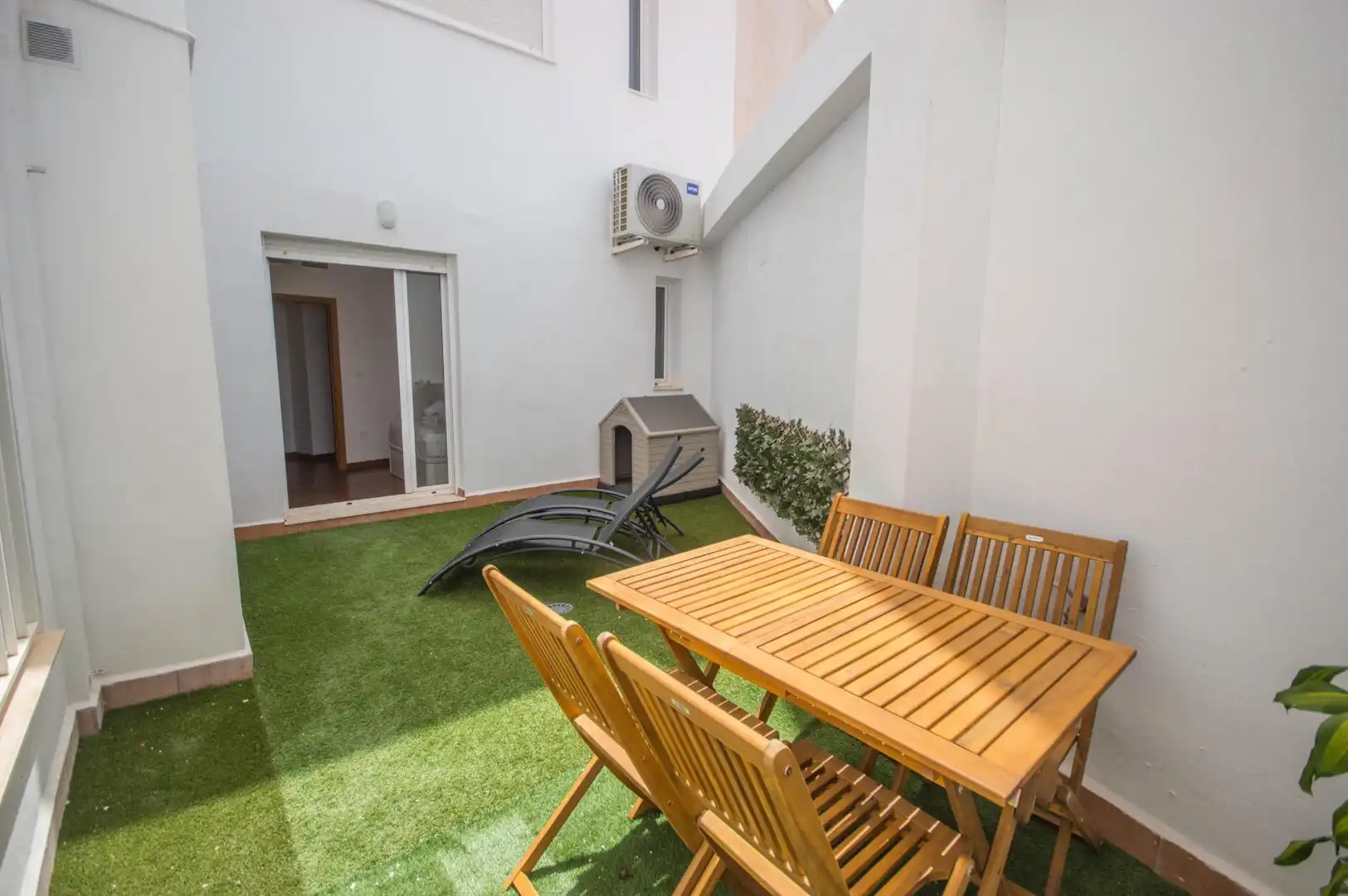 Garten von Wohnung zum Verkauf in Biar mit Klimaanlage, Abstellraum und Möbliert