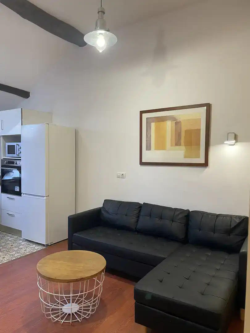 Sala d'estar de Pis de lloguer en Ferrol amb Moblat