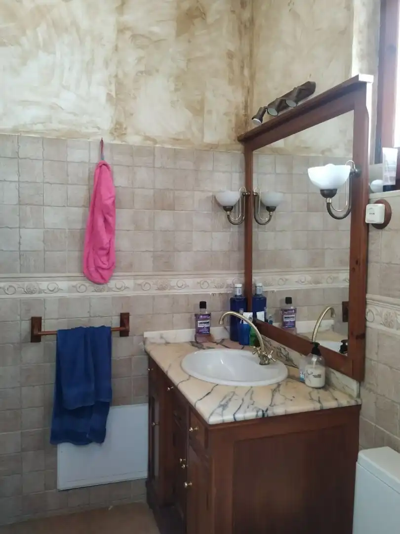Bany de Finca rústica en venda en La Ràpita amb Aire condicionat, Calefacció i Jardí privat