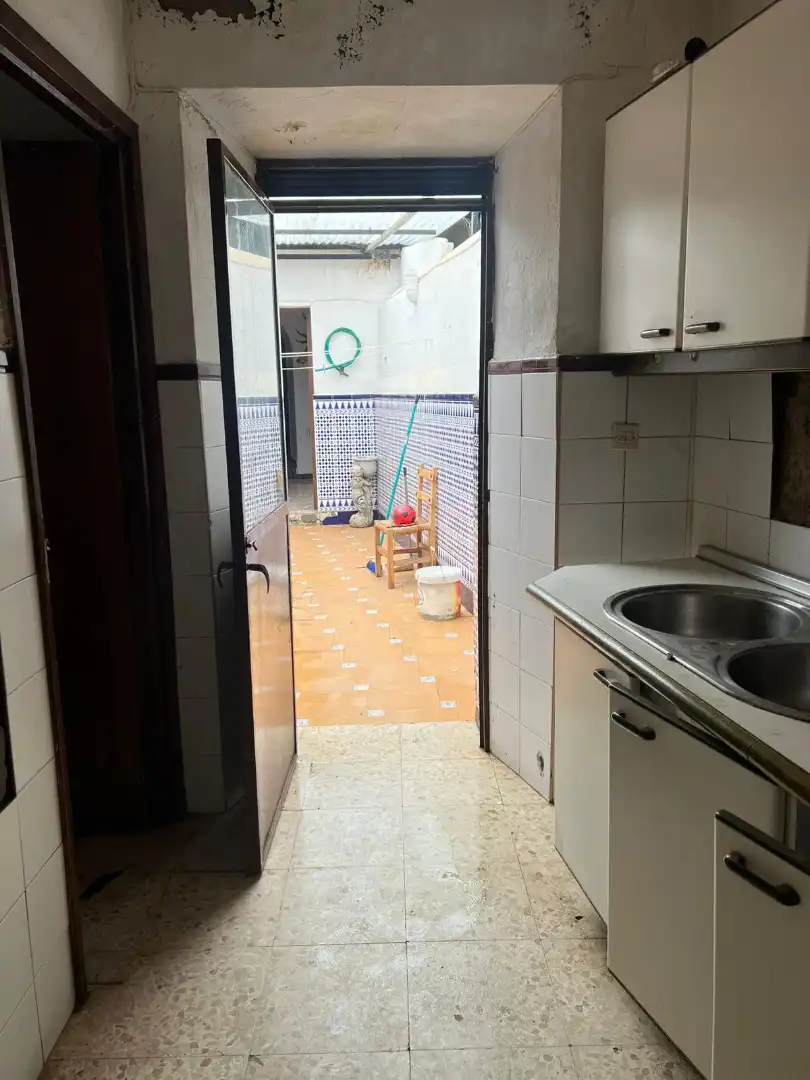 Cuina de Casa adosada en venda en Higuera la Real amb Terrassa i Moblat