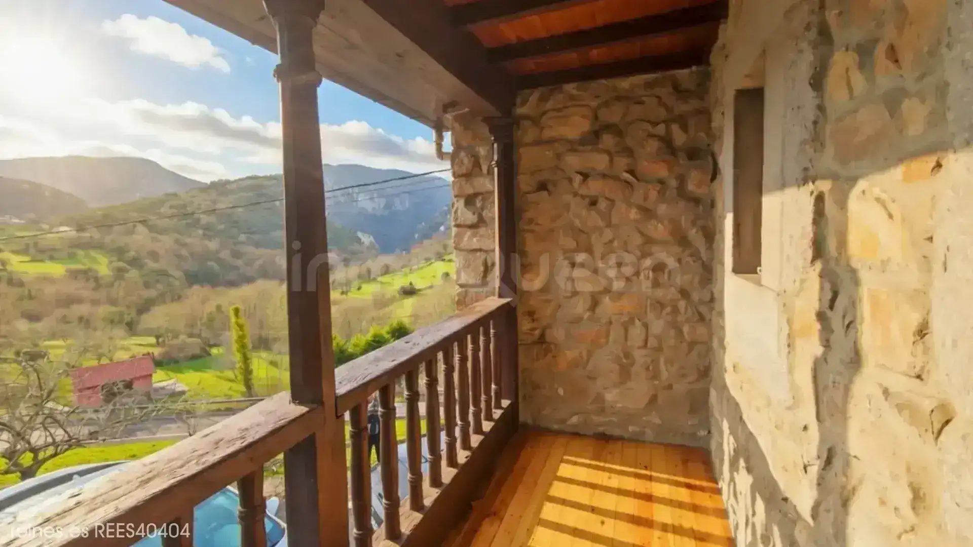 Balcony of Houses for sale in Peñamellera Alta  with Private garden, Terrace and Furnished