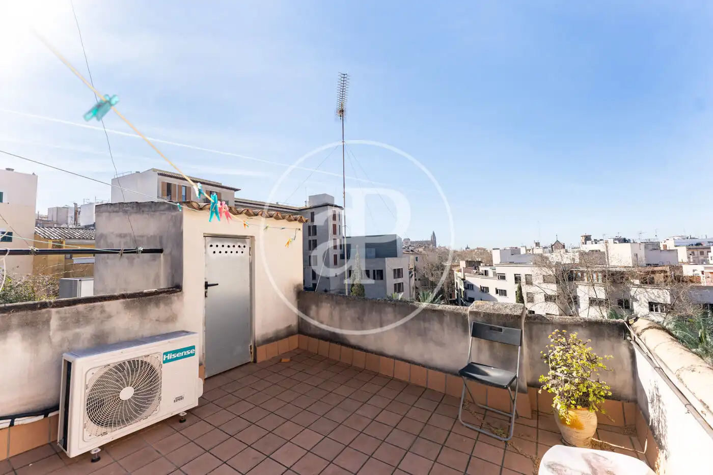 Terrasse von Wohnung zum Verkauf in  Palma de Mallorca mit Heizung, Abstellraum und Balkon
