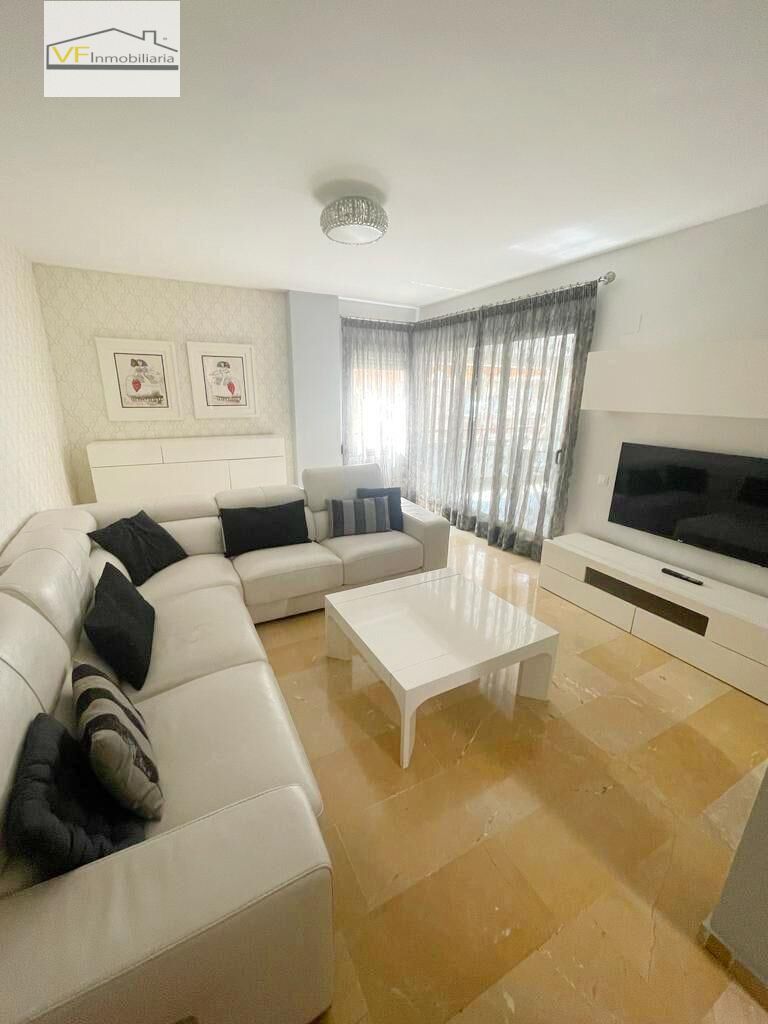 Living room of Flat for sale in Málaga Capital  with Air Conditioner, Terrace and Community pool