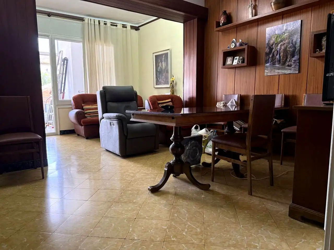 Sala de estar de Piso en venta en Terrassa con Aire acondicionado, Calefacción y Balcón