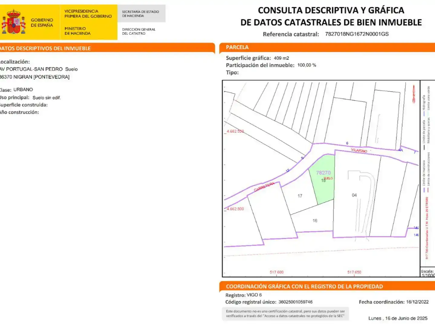 Residencial en venta en Rúa do Vilariño de Abaixo, 6, San Pedro da Ramallosa