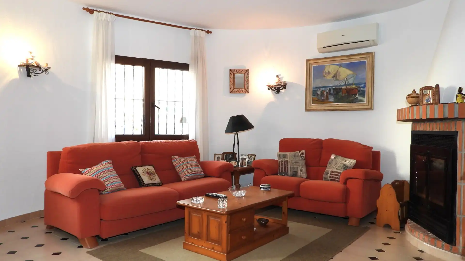 Sala d'estar de Apartament en venda en La Manga del Mar Menor amb Aire condicionat, Calefacció i Jardí privat