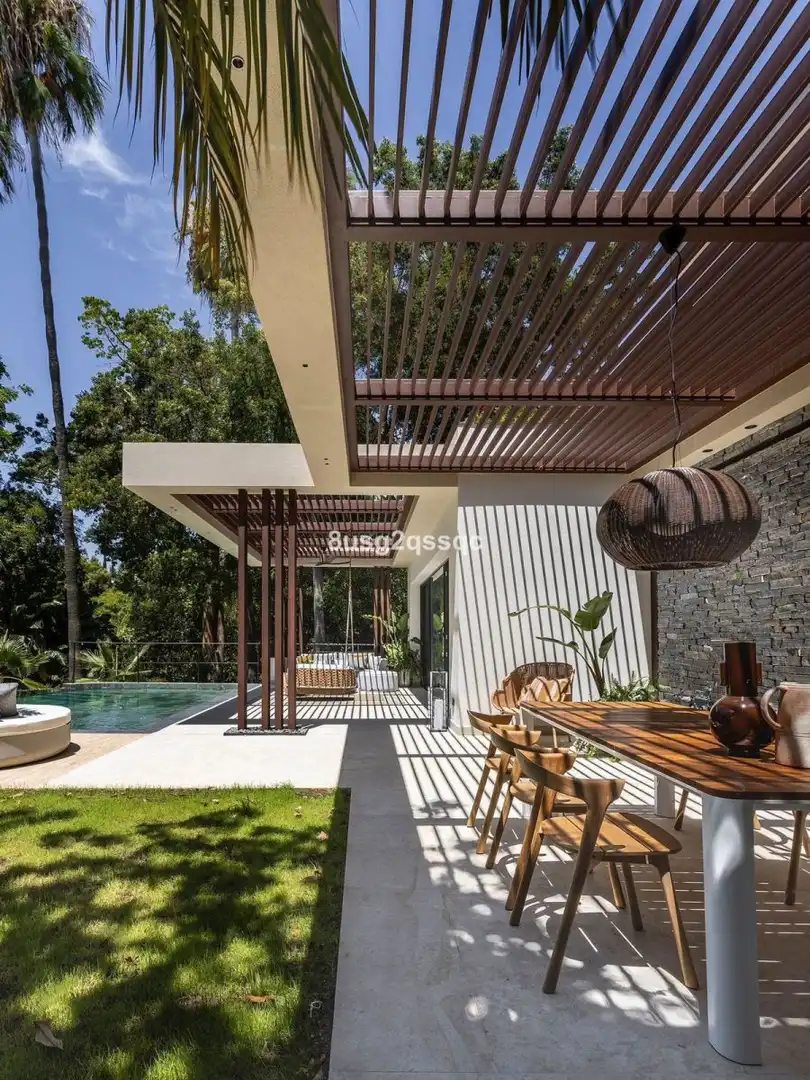 Terraza de Casa o chalet en venta en Marbella con Piscina comunitaria
