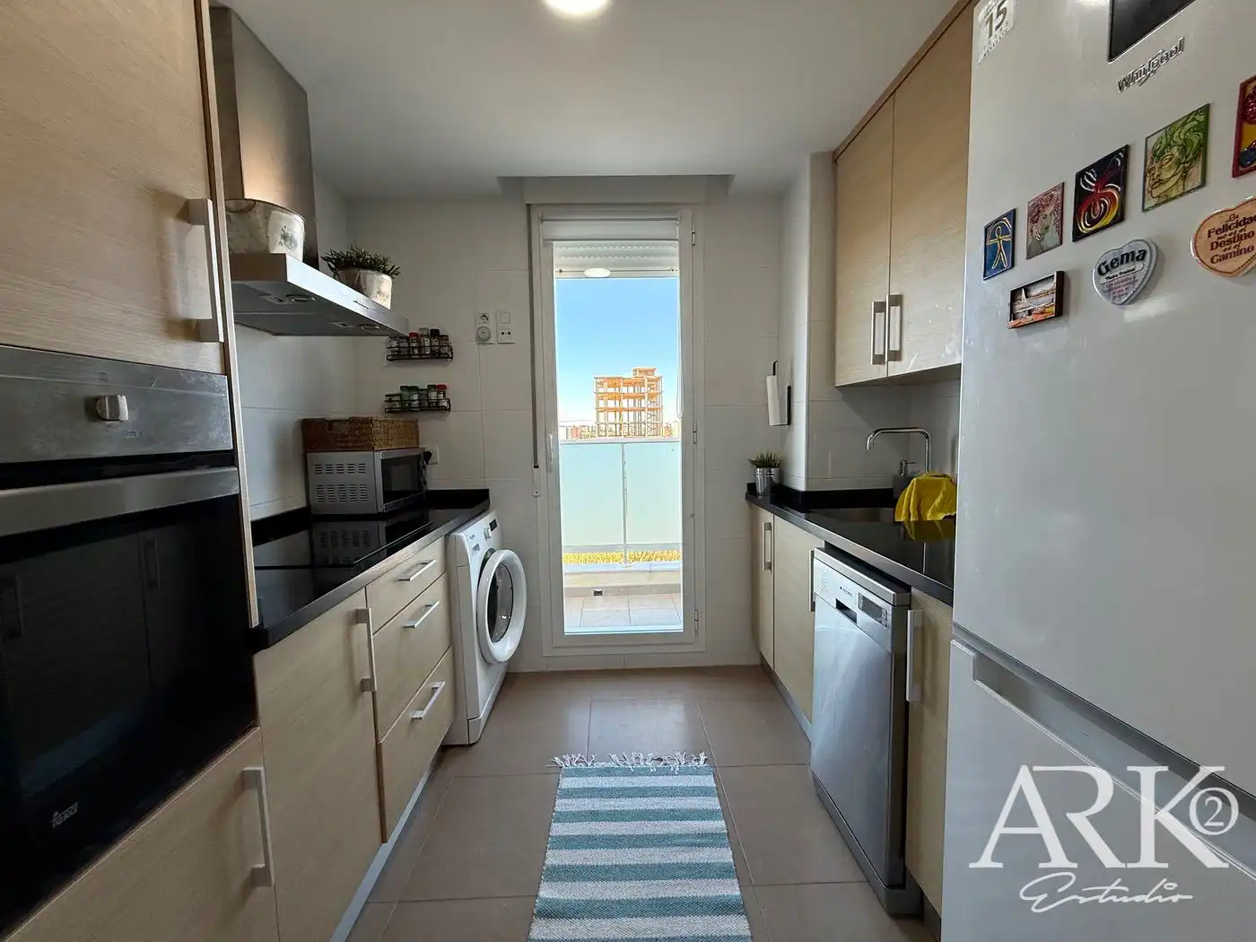 Cocina de Apartamento en venta en Piles con Aire acondicionado, Calefacción y Terraza