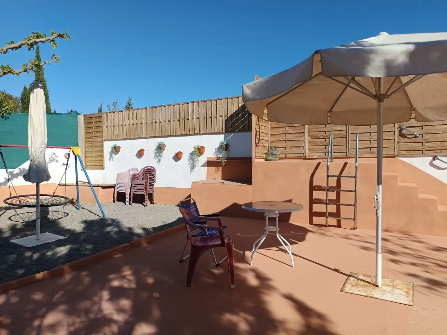 Terraza de Finca rústica en venta en Monzón con Calefacción, Jardín privado y Terraza