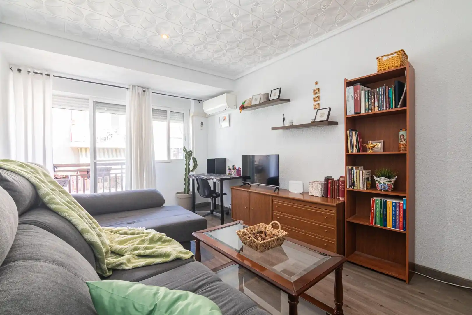 Sala de estar de Piso en venta en Elche / Elx con Balcón