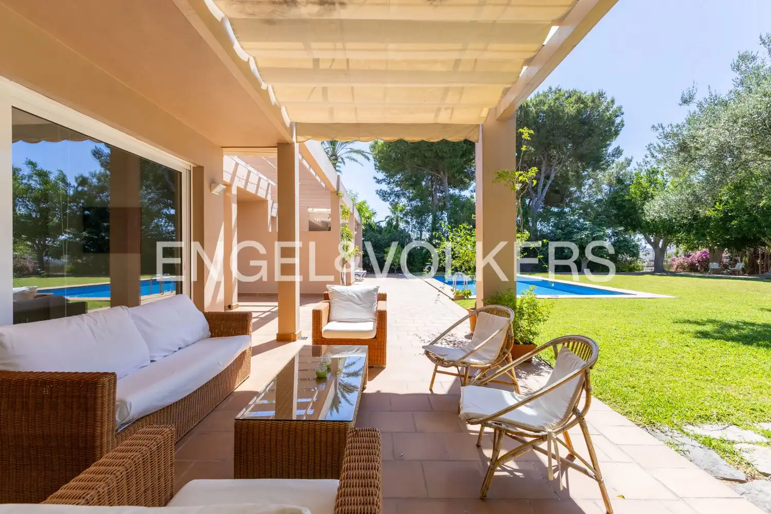 Terraza de Casa o chalet en venta en Jávea / Xàbia con Aire acondicionado, Calefacción y Jardín privado