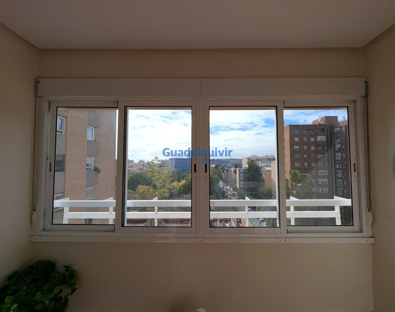 Bedroom of Flat for sale in  Sevilla Capital  with Air Conditioner and Terrace