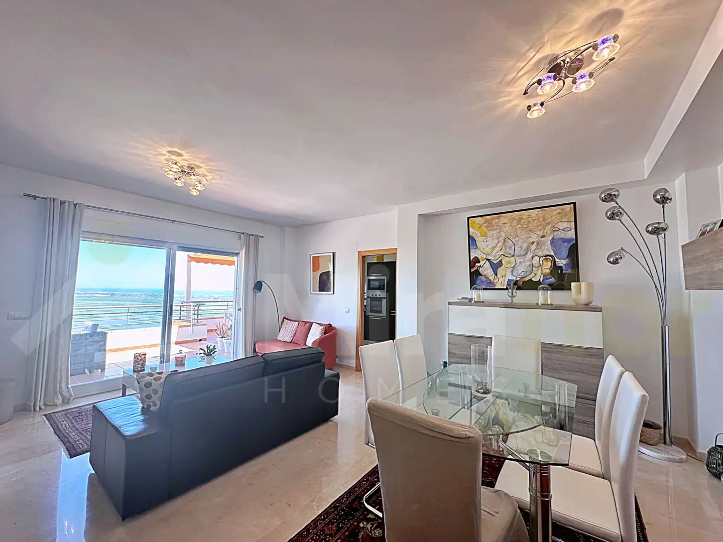Sala de estar de Apartamento en venta en Pego con Aire acondicionado, Calefacción y Terraza