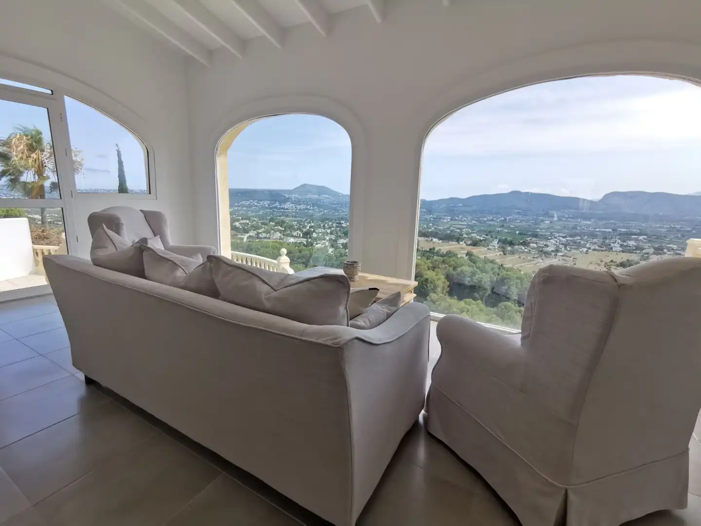 Sala de estar de Casa o chalet en venta en Jávea / Xàbia con Aire acondicionado, Calefacción y Jardín privado