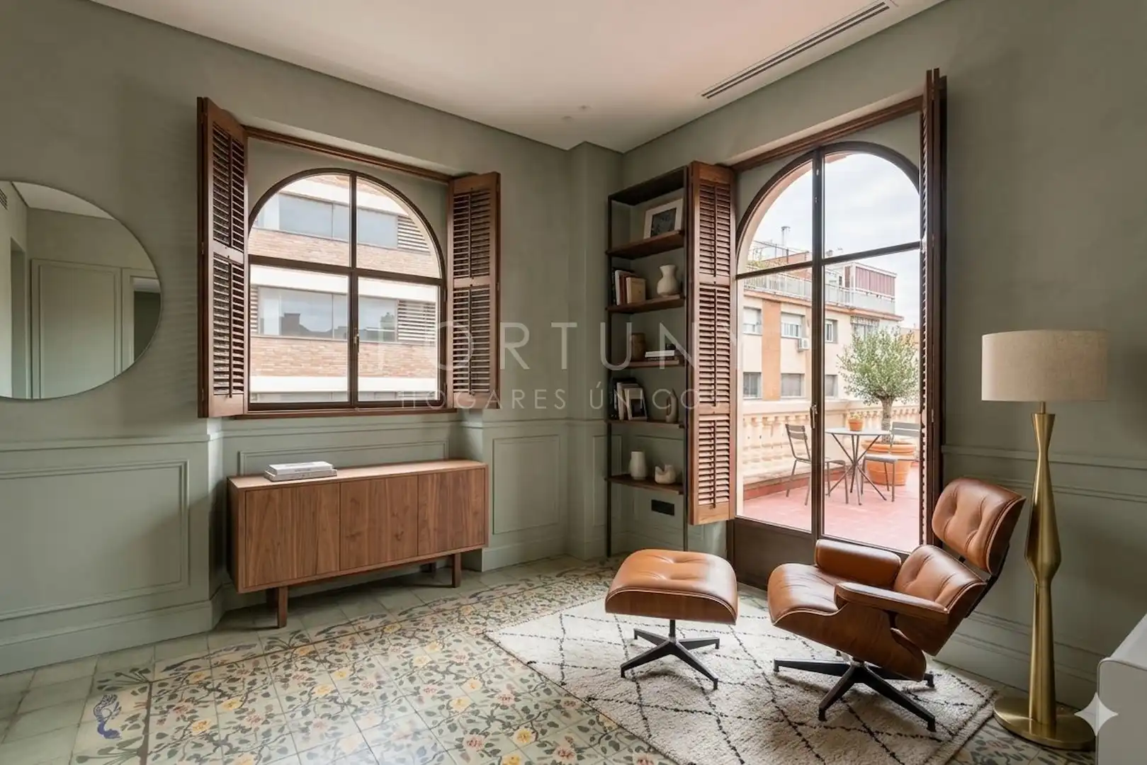 Wohnzimmer von Dachboden zum Verkauf in Málaga mit Klimaanlage, Terrasse und Abstellraum