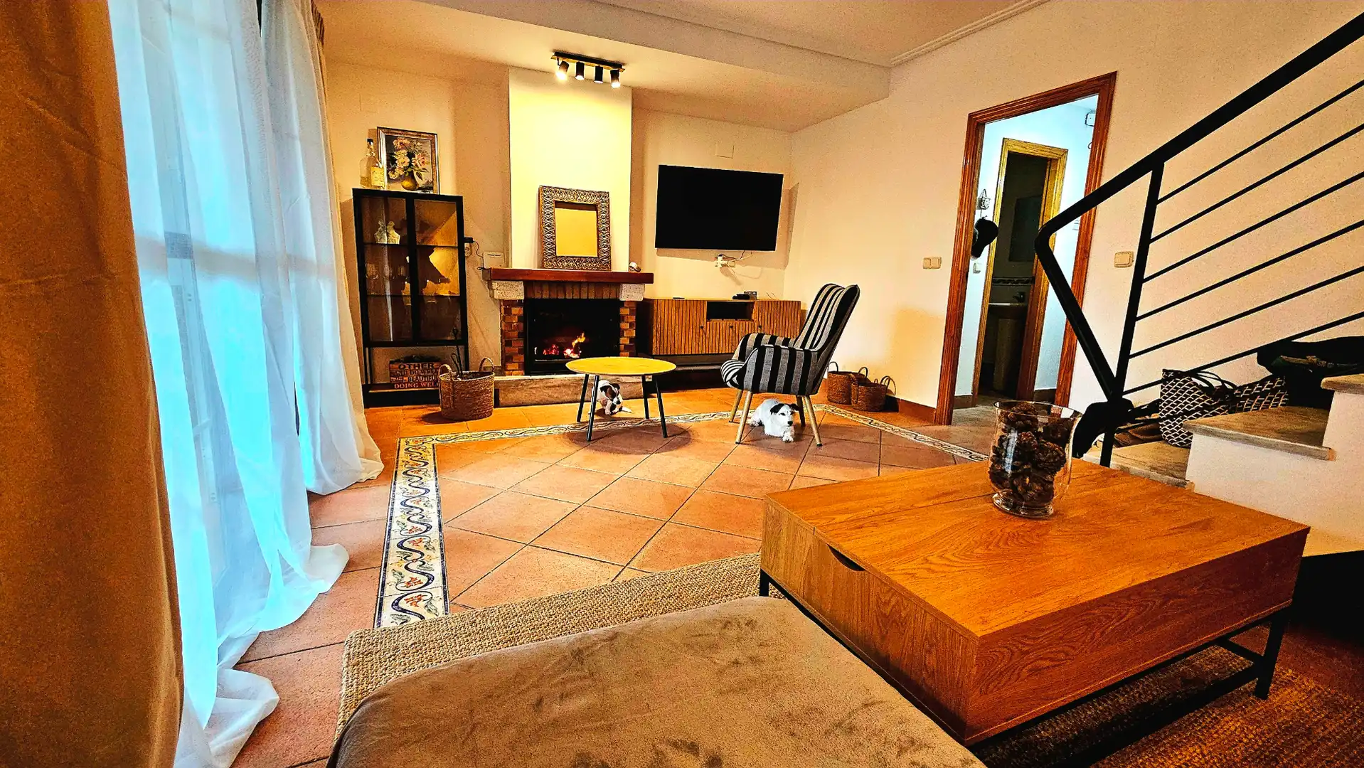 Living room of Houses for rent in Islantilla  with Private garden, Furnished and Oven