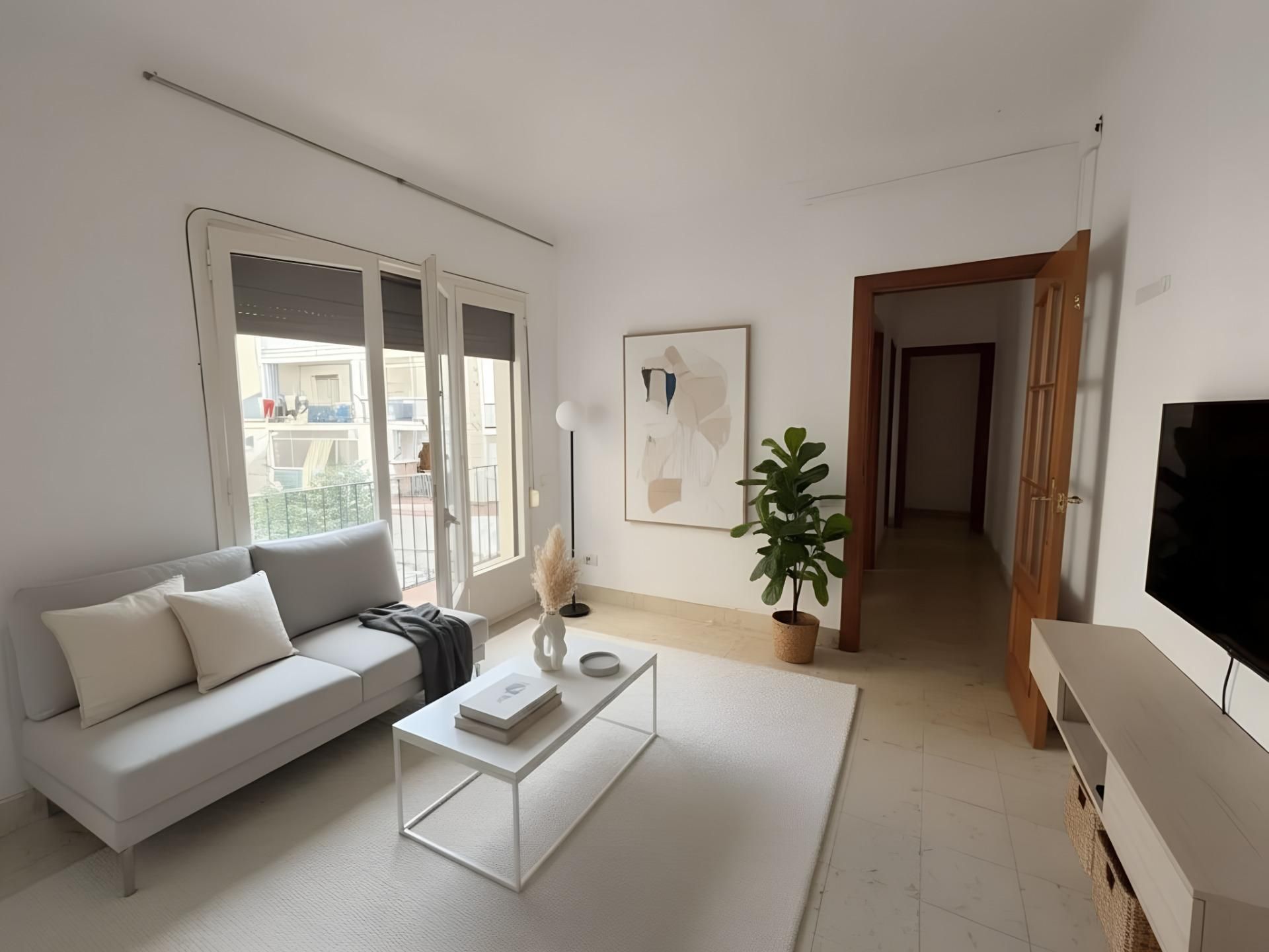 Sala d'estar de Pis en venda en Sitges amb Terrassa i Balcó