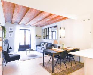 Sala d'estar de Apartament de lloguer en  Barcelona Capital amb Aire condicionat