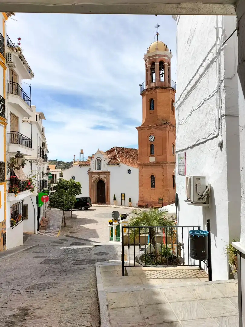 Exterior view of Detached homes for sale in Cómpeta  with Air Conditioner, Furnished and Balcony