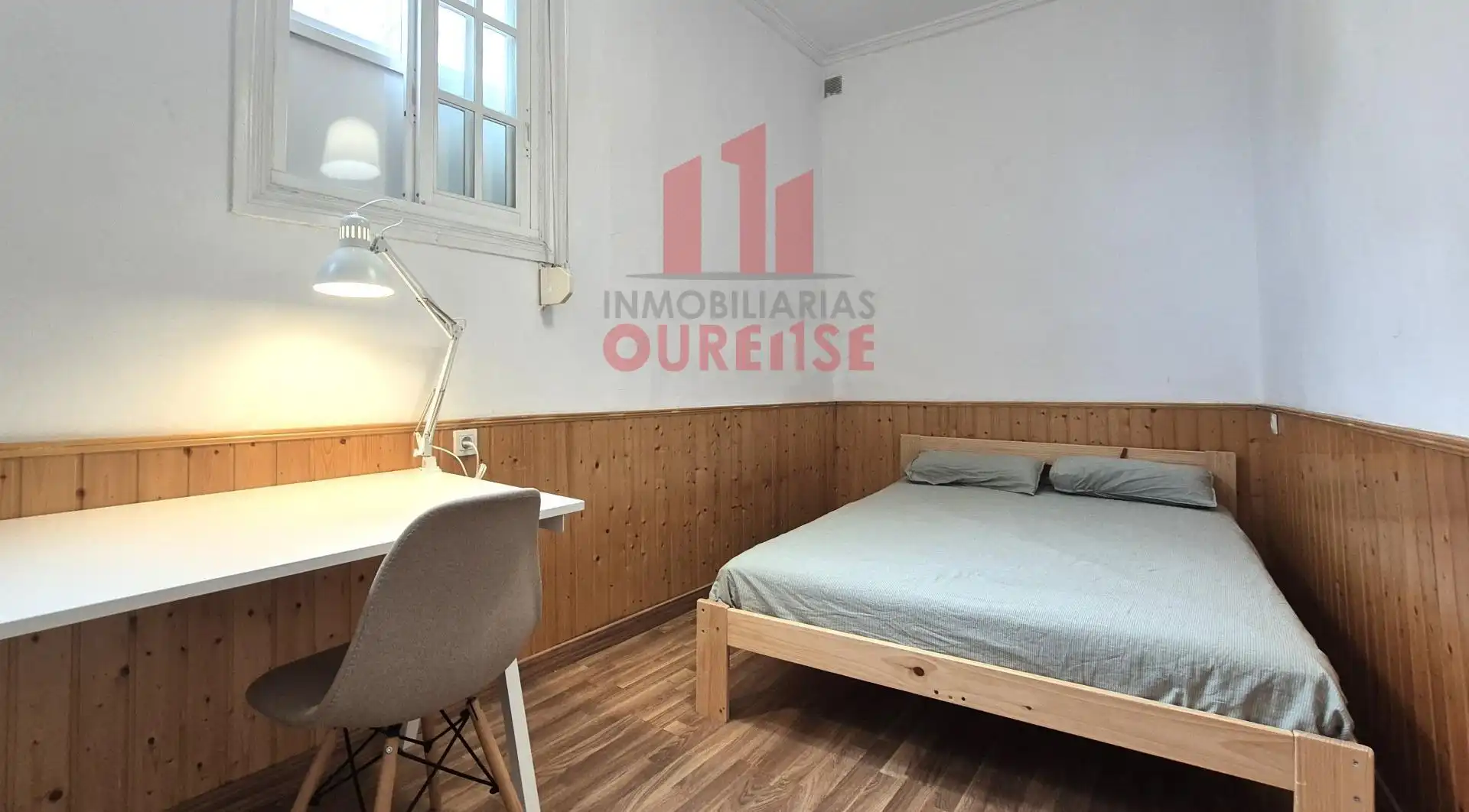 Schlafzimmer von Wohnung zur untervermieten in Ourense Capital  mit Heizung, Möbliert und Balkon