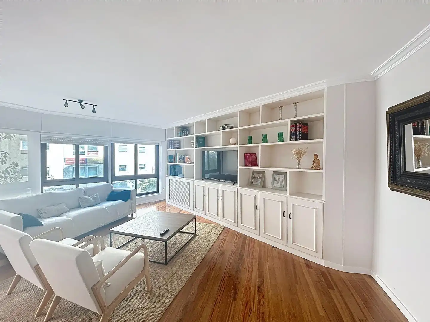 Sala de estar de Piso en venta en Santiago de Compostela 