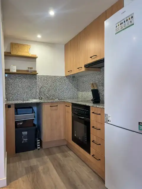 Cocina de Apartamento en venta en Esterri d'Àneu con Calefacción, Parquet y Amueblado