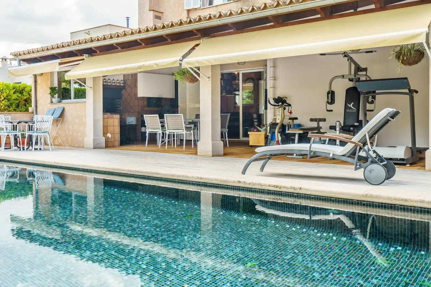 Piscina de Casa o xalet en venda en Llucmajor amb Aire condicionat, Jardí privat i Terrassa