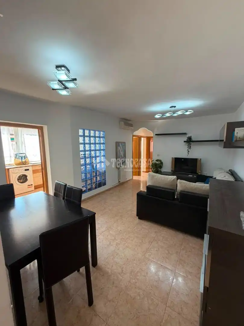 Living room of Flat for rent in Getafe  with Air Conditioner and Heating