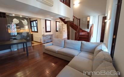 Living room of Duplex for sale in Portugalete  with Air Conditioner and Balcony