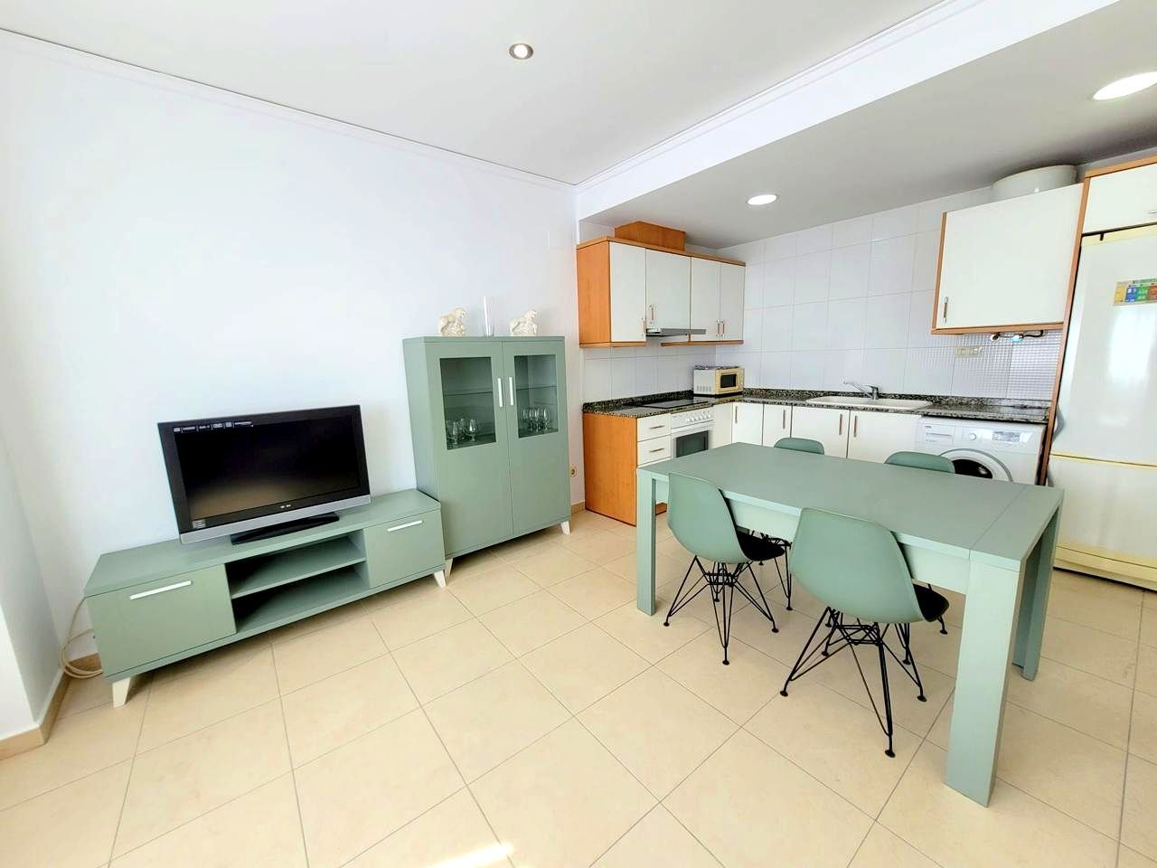 Cocina de Apartamento de alquiler en Gandia con Amueblado