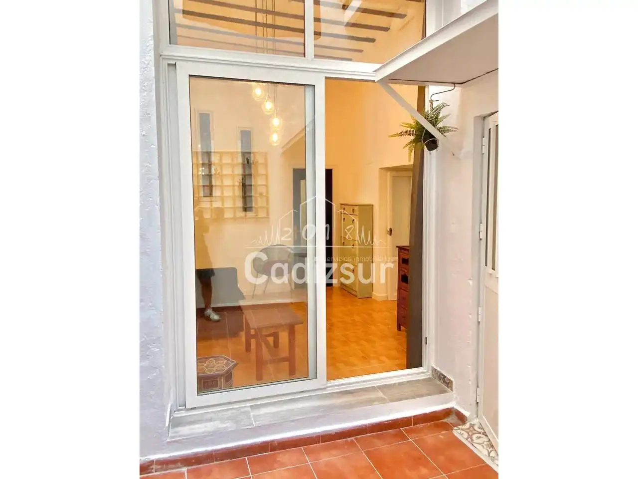 Terraza de Piso de alquiler en Cádiz con Amueblado