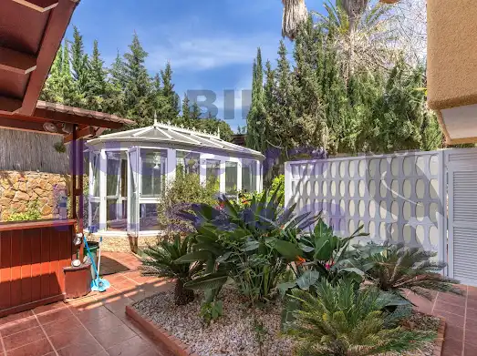 Garden of Houses for sale in Roquetas de Mar  with Air Conditioner, Heating and Private garden