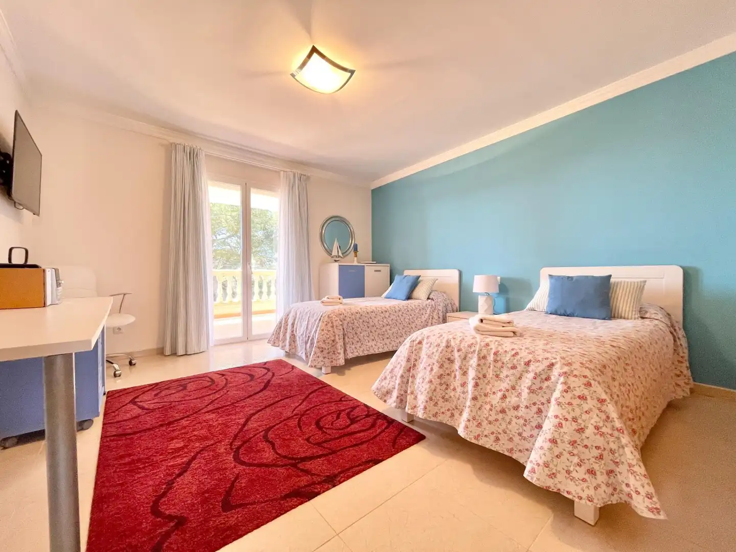 Schlafzimmer von Haus oder Chalet zum Verkauf in Llucmajor mit Klimaanlage, Privatgarten und Balkon