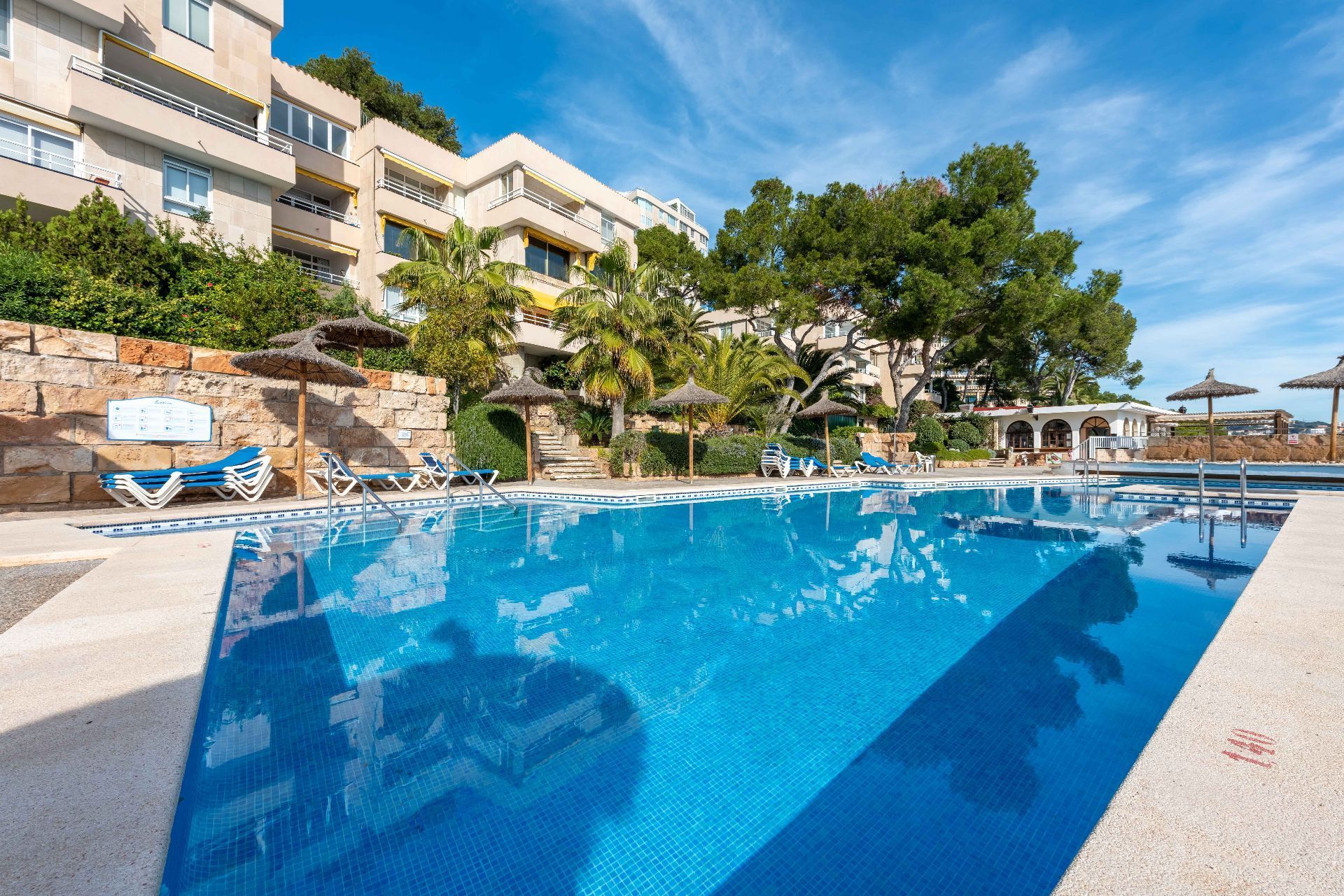 Swimming pool of Apartments for sale in Calvià  with Air Conditioner, Terrace and Community pool