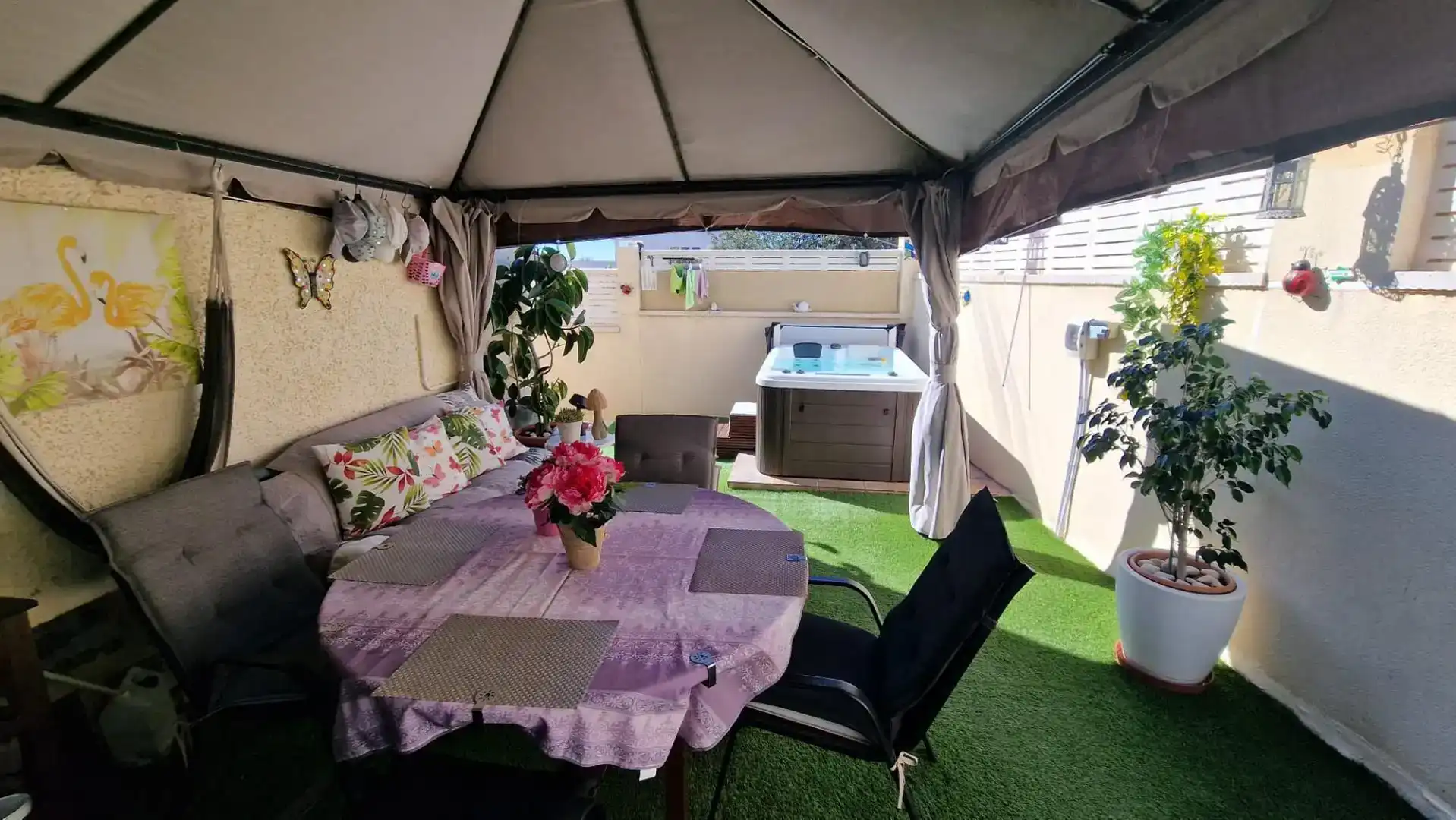 Terrassa de Casa o xalet en venda en San Fulgencio amb Aire condicionat i Balcó