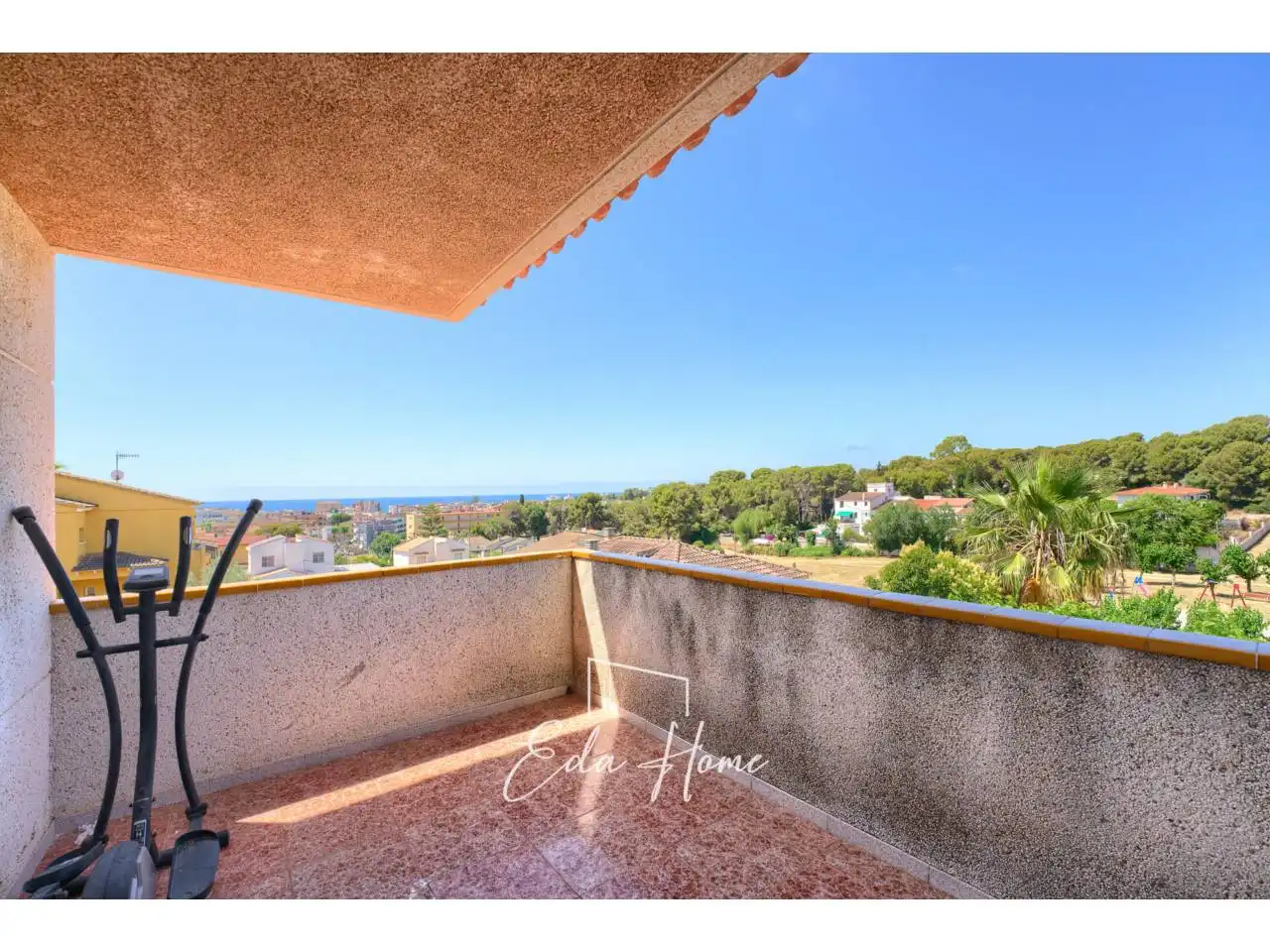 Balcony of Houses for sale in Cunit  with Private garden, Terrace and Furnished