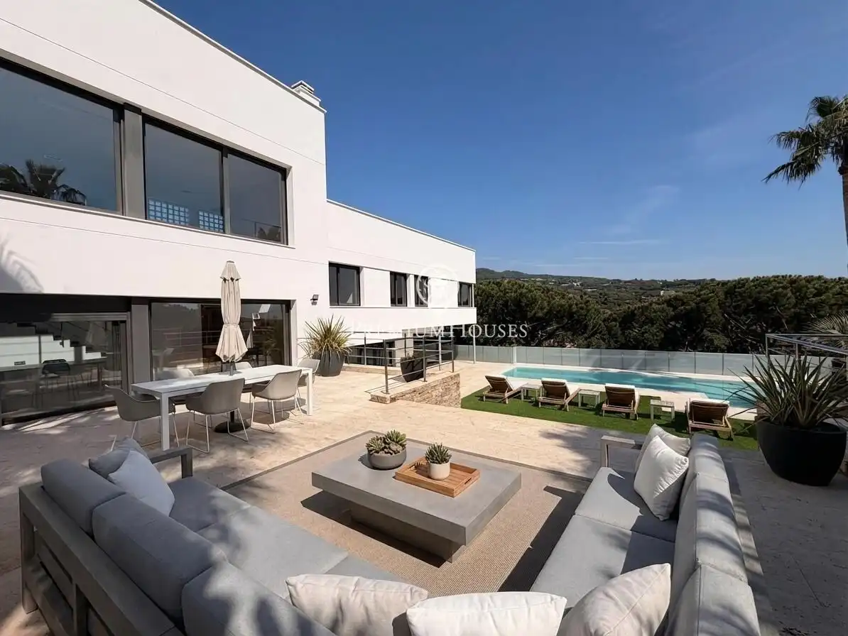 Terrace of Houses for sale in Sant Andreu de Llavaneres  with Heating, Private garden and Parquet flooring
