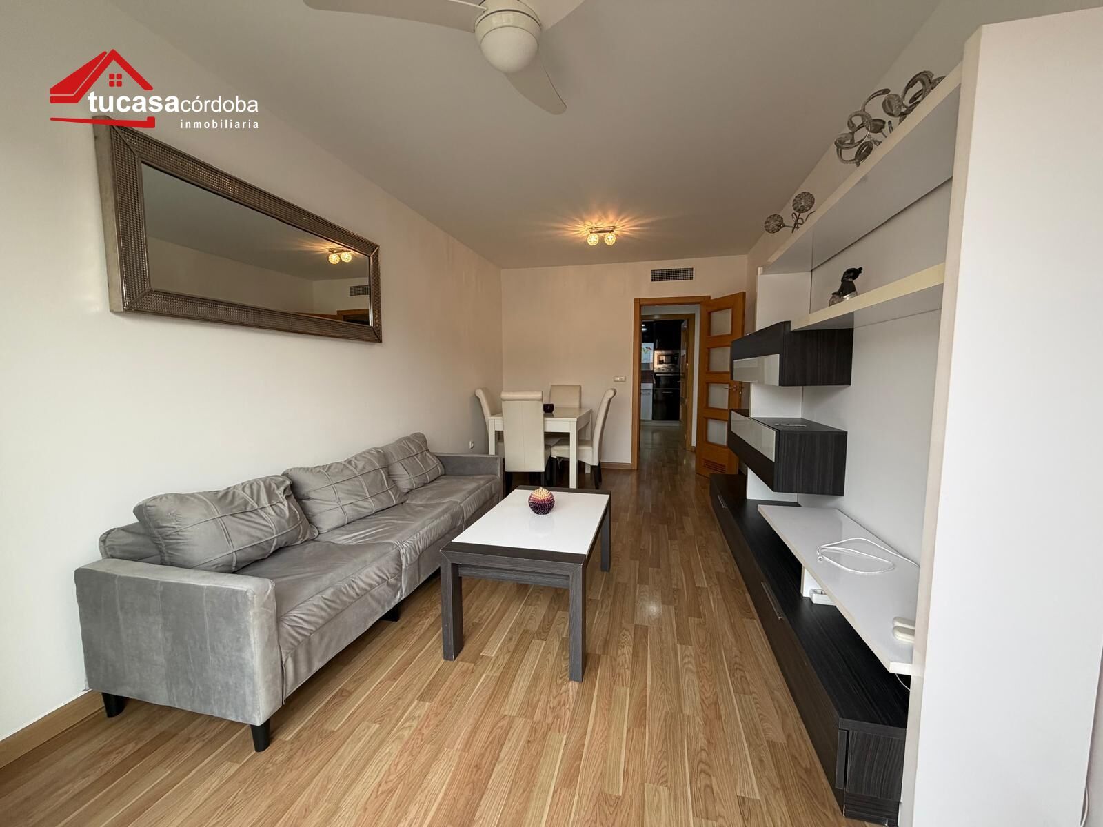 Living room of Flat for sale in  Córdoba Capital  with Air Conditioner, Parquet flooring and Terrace