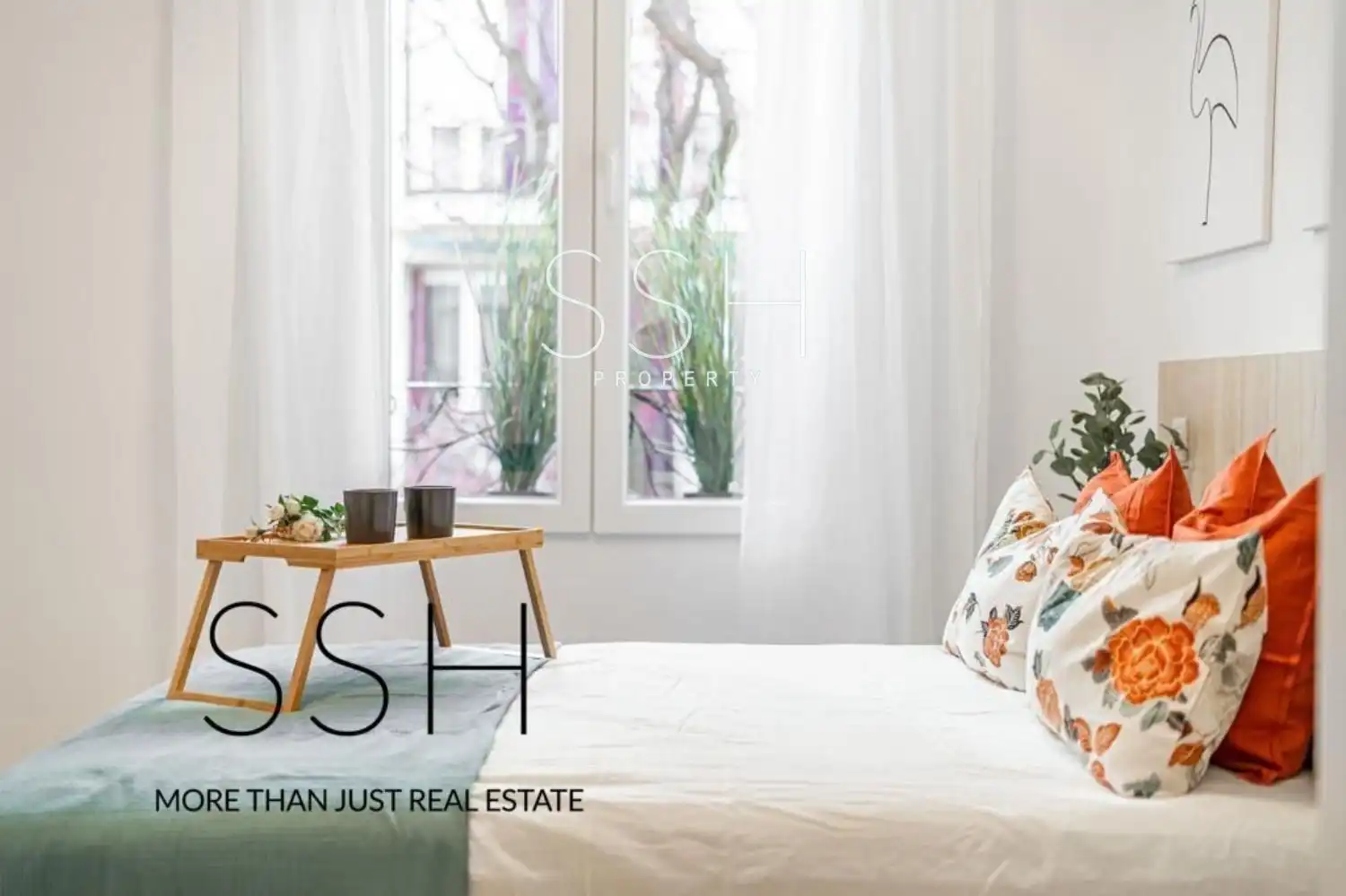 Bedroom of Flat for rent in Madrid  with Air Conditioner, Heating and Furnished