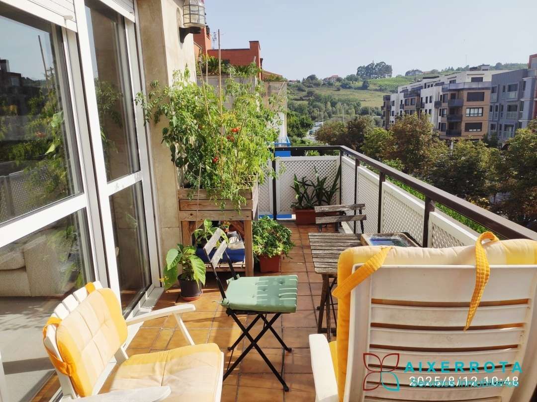 Balcony of Flat to rent in Leioa  with Heating, Private garden and Terrace